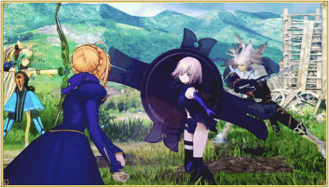 fgo-FGOアーケード_戦闘画面