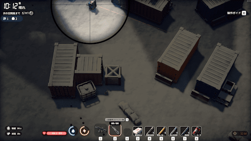 遠距離からタレット破壊