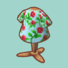 あおじのバラのふく