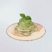 薬草グリーンパスタ