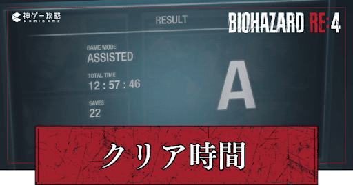 クリア時間とボリューム