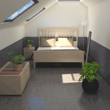 屋根裏部屋からの脱出