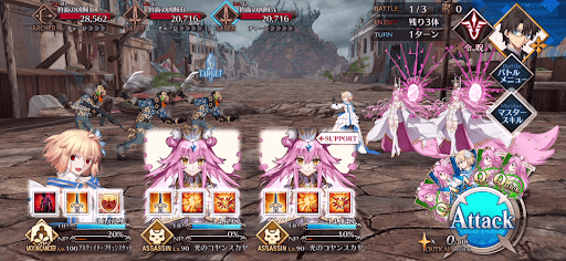 fgo-黄金都市_バトル1