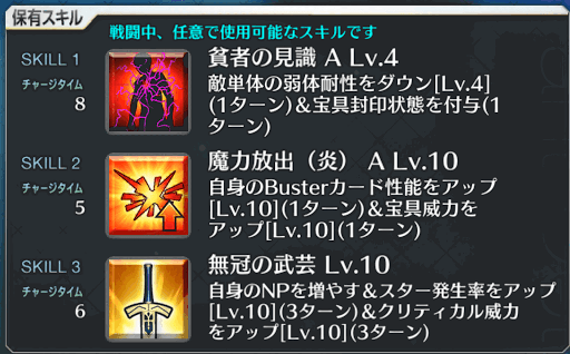 fgo-カルナスキル一覧