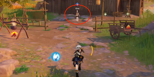 璃月港の金庫近くにいる霖鈴