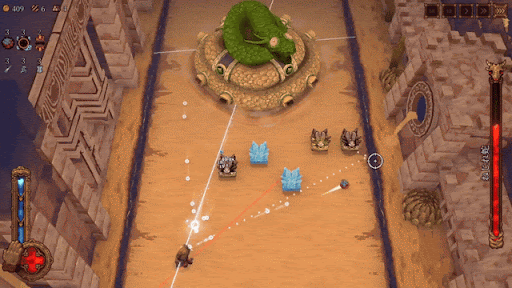 Ball x Pit_回転レーザー