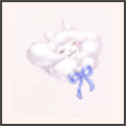 白もふヘアピン