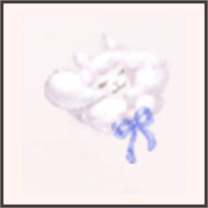 白もふヘアピン