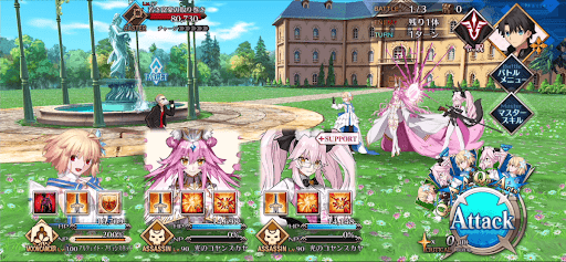 fgo-らぶらぶ鎮圧戦 若き富豪の野望を阻止せよ！_バトル1