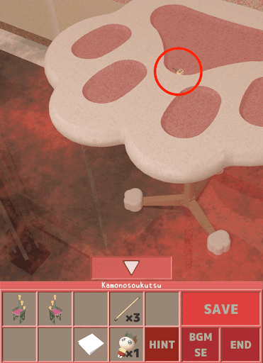 Nunukosgatherings_2階_テーブル_鍵を入手