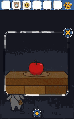 白猫の大冒険～ピラミッド編～_金のドクロ