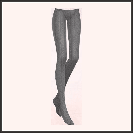 ツイストタイツ（グレー）