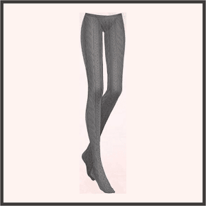 ツイストタイツ（グレー）