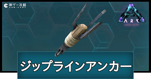 ジップラインアンカーの作り方と使い道