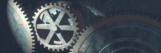 バイオRE2_大きな歯車