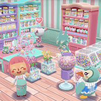 キャンディショップ風のレイアウト画像