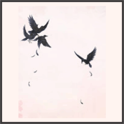 群れ飛ぶ鴉