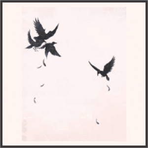 群れ飛ぶ鴉