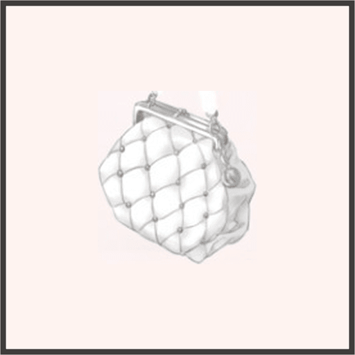 キルティングバッグ（雪）