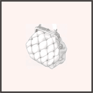 キルティングバッグ（雪）