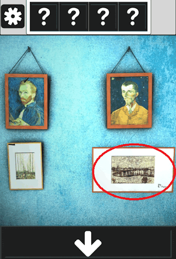 アンティークルームの謎_描きつぶされたメモの入手