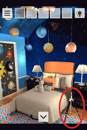 十五夜のお月様_星