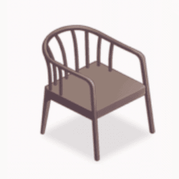 ウッドアームチェア