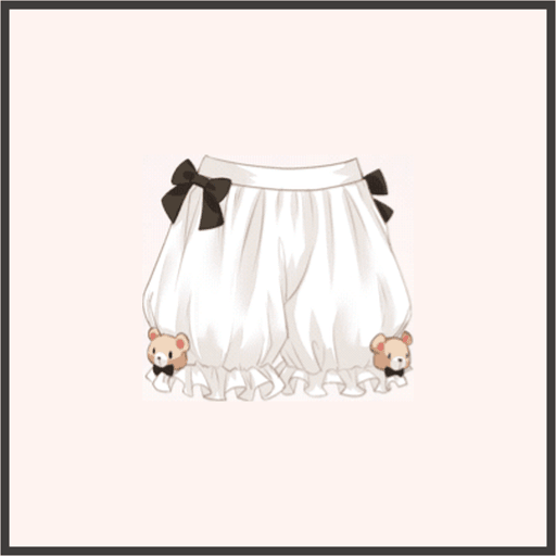 くまのショートパンツ