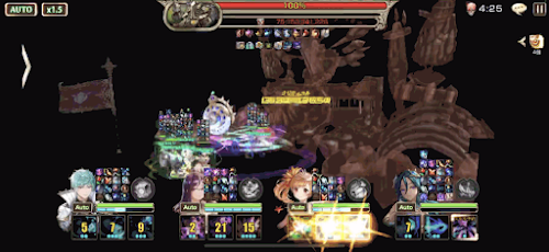 WB1のバトル画面