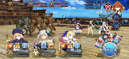 fgo-キャスト体験！冒険ガイドツアーの出港！_バトル1