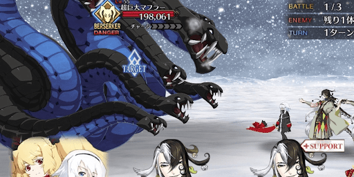 fgo-ルート整備大作戦！フレークダスト級_バトル1