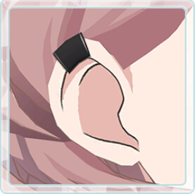 【コメティックノート】郁田はるきのイヤリング