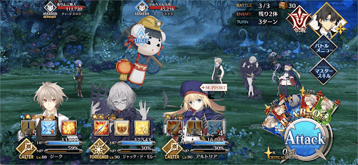 fgo-世界名作童話 おかしなりんご屋さん_バトル