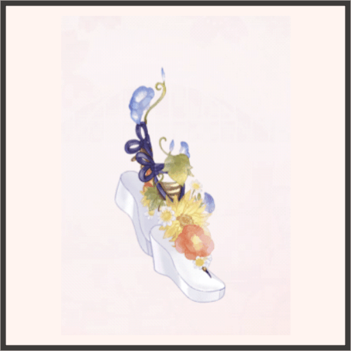 花のサンダル