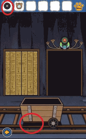 白猫の大冒険～ピラミッド編～_車輪