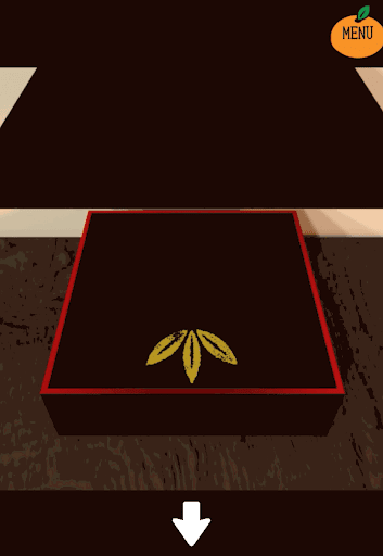 kotatsu_居間_四角形の箱の模様を確認