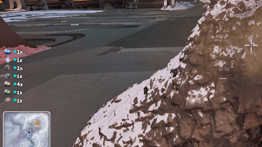 鉱石を採掘できる