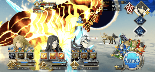 fgo-リコレクション「スルトフェンリル戦」1/1-3