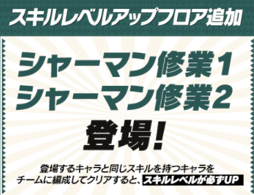 シャーマンキング-スキルレベルアップ