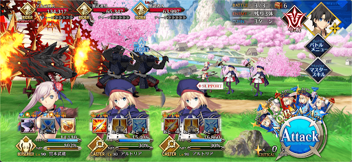 fgo-ケルベロスハント_バトル