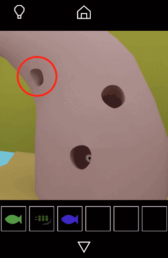 Dango_左上の穴を拡大する