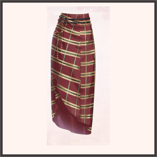 チェックスカート