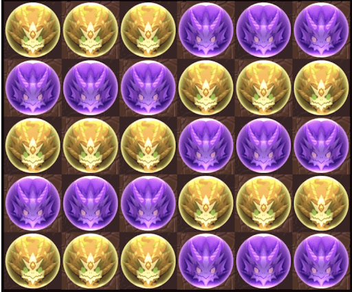 マジクリン10コンボ確定盤面