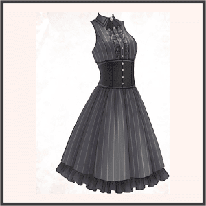 黒ドレスの令嬢