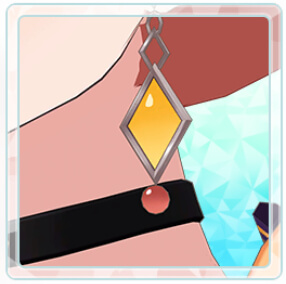 【パシオナルオレンジ】有栖川夏葉のイヤリング