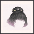 ユメカワヘア（黒）