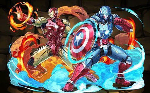 キャプテン・アメリカ＆アイアンマン