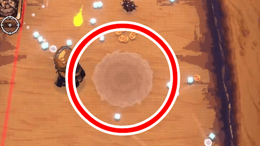 Ball x Pit_流砂を避けて移動する