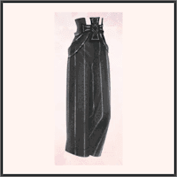 ハイウェストワイドパンツ