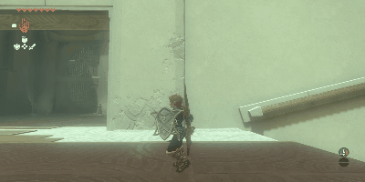 丸太とロケットでスイッチを押す